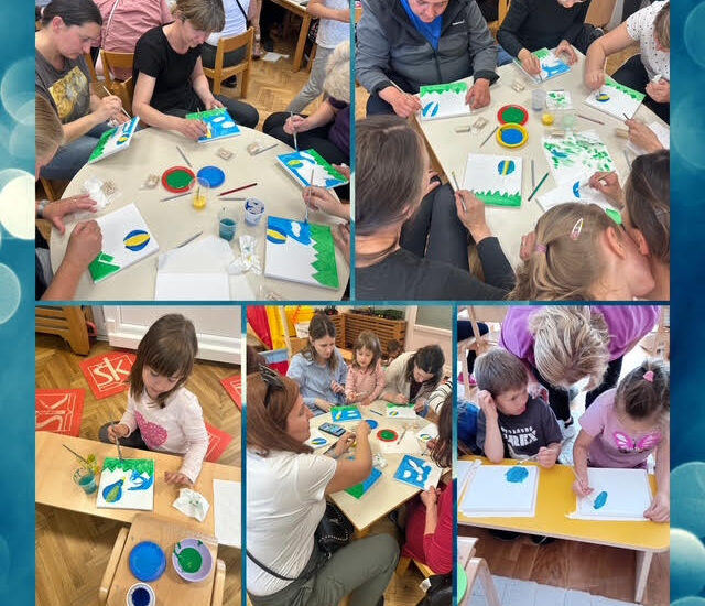 Majčin dan obilježen uz kreativnu radionicu “Paint and Juice”