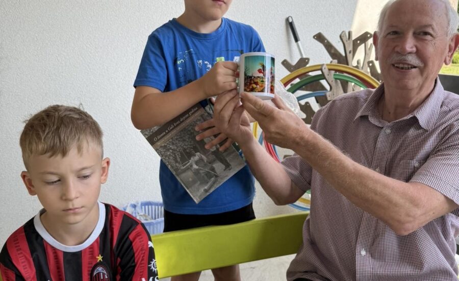 Uređenje vrtićkog igrališta i poseban posjet gospodina Večenaja